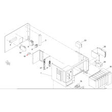 Tampa Panasonic SMT para a máquina impressora de tela Sp60p-M (KXFP6J1QA00)